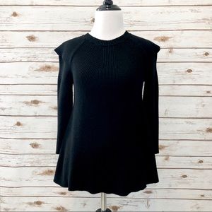 * Antonio Melani • Black Cable Knit Sweater